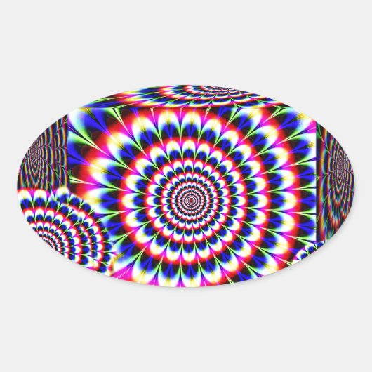 I Can_ Ovaler Aufkleber (Vorderseite)