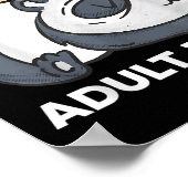 I Can’t Adult Today Poster (Ecke)