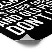 I Can’t Argue With My Husband He’s Older Than Me. Poster (Ecke)