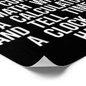 I Can’t Do Social Media But I Can Write In Cursive Poster (Ecke)