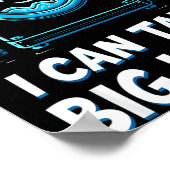 I Can Take Big Loads Funny Laundry Day Washing Mac Poster (Ecke)