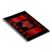 I Canada Canada Journal Canada Souvenir Notebooks Notizblock (Rechte Seite)