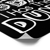 I Cannot Brain Today I Has The Dumb Funny  Poster (Ecke)