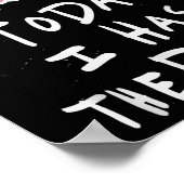 I Cannot Brain Today I Has The Dumb - Funny Saying Poster (Ecke)