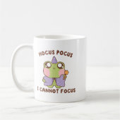 I Cannot Focus Funny Adhd Sitive Frog  Kaffeetasse (Links)