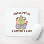 I Cannot Focus Funny Adhd Sitive Frog Mousepad (Mit Mouse)