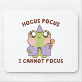 I Cannot Focus Funny Adhd Sitive Frog Mousepad (Vorne)