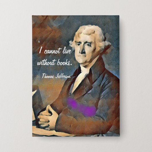 I Cannot Live Without Books, by Thomas Jefferson Button (Vorderseite)