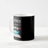 I Cannot Live Without Books Owl  Kaffeetasse (Vorderseite Links)
