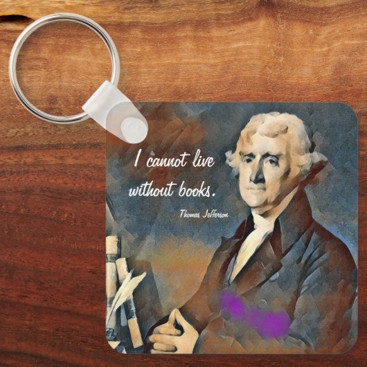 I cannot Live Without Books Schlüsselanhänger (Vorderseite)