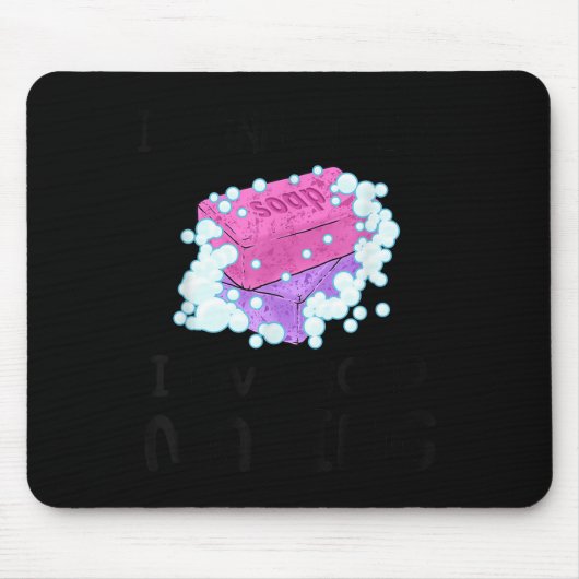 I Cannot Lye I Love Soap Making Homemade Soap Make Mousepad (Vorne)