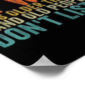 I Can't Argue With My Wife She's Older Than Me Poster (Ecke)