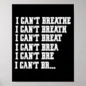 I Cant Breathe Poster (Vorne)