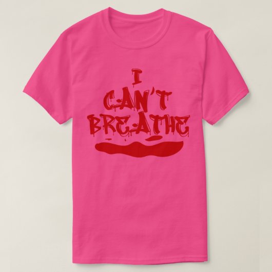 I Cant Breathe Protest März T-Shirt (Design vorne)