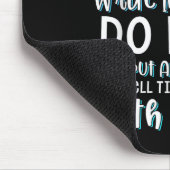 I Can't Do Social Media But I Can Write In Cursive Mousepad (Ecke)