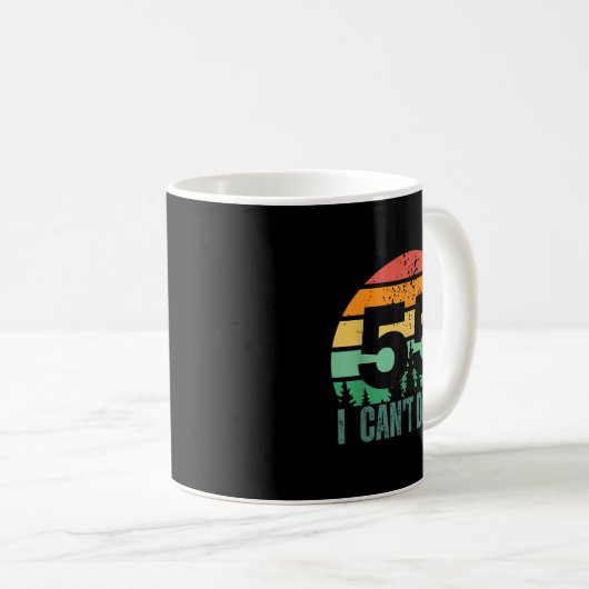 I Cant Drive 55 Bday Retro Birthday Party For Men Kaffeetasse (VorderseiteRechts)