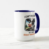 I Can't Fix Crazy but I Adjust Your Glasses Tasse (VorderseiteRechts)