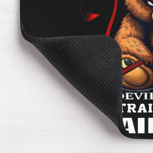 I Can't Go To Hell The Devil Still Has A Restraini Mousepad (Ecke)