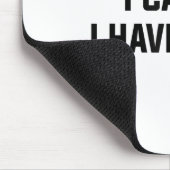 I Can't I Have Golf Funny Golfing Excuse Saying Sl Mousepad (Ecke)