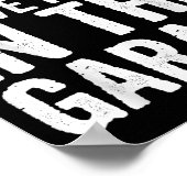 I Cant I Have Plans In The Garage  Poster (Ecke)