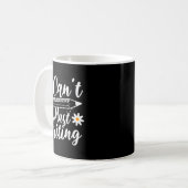 I Can't I Must Writing Funny Saying Quote Men's Wo Kaffeetasse (Vorderseite Links)