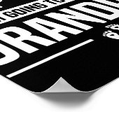 I Can't Keep Calm I'm Going To Be A Grandpa Poster (Ecke)