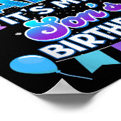 I Cant Keep Calm Its My Son Birthday Shirt Bday Poster (Ecke)