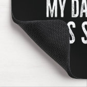 I Can't My Daughter Has Soccer Retro Distressed Mousepad (Ecke)