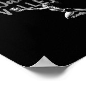 I Can't My Daughter Has Volleyball, Club Volleybal Poster (Ecke)