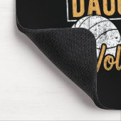 I Cant My Daughter Has Volleyball - Netball Traini Mousepad (Ecke)