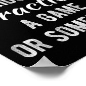 I Can't My Kids Have Practice A Game Or Soing Shir Poster (Ecke)