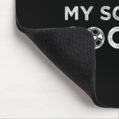 I Can't My Son Has Soccer Funny Dad Or Mom  Mousepad (Ecke)