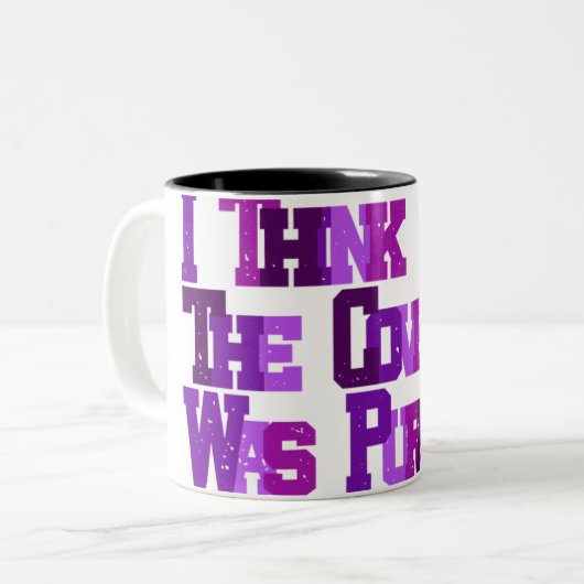 I Can't Remember the Title, But... Zweifarbige Tasse (Vorderseite Links)