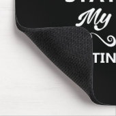 I Can't Stay Long My Dog Is Waiting For Me Premium Mousepad (Ecke)