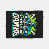 I Can't Stop Gaming Funny Gamer Graphic Amine Vide Fleecedecke (Vorderseite (Horizontal))