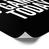 I Cant Wait To Gamble Today Funny Gambling  Poster (Ecke)