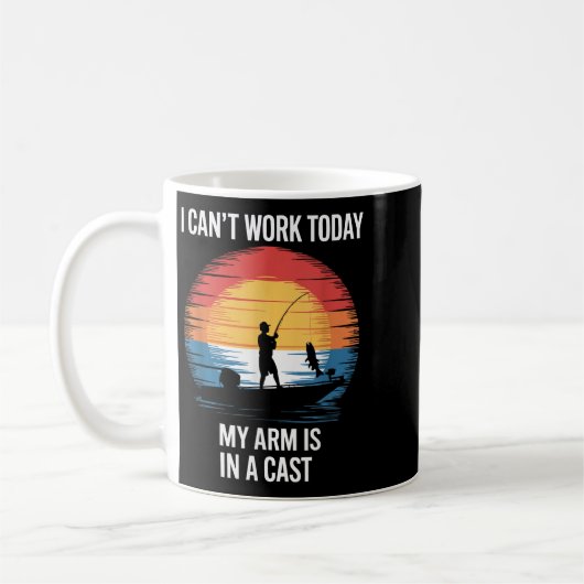I Can't Work Today My Arm Is In A Cast Kaffeetasse (Links)