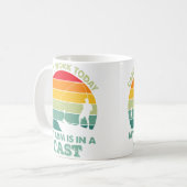 I Can'T Work Today My Arm Is In A Cast Men'S Kaffeetasse (Vorderseite Links)