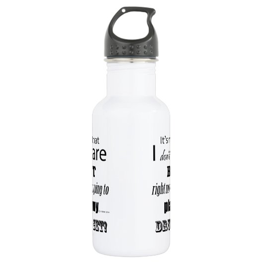 I Care Drum Set Edelstahlflasche (Vorderseite)