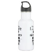I Care French Horn Edelstahlflasche (Rückseite)