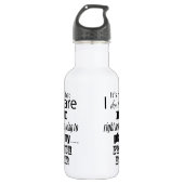 I Care French Horn Edelstahlflasche (Vorderseite)