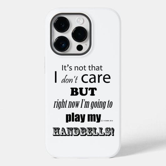 I Care Handbells Case-Mate iPhone Case (Rückseite)