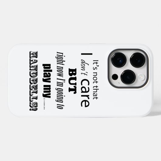 I Care Handbells Case-Mate iPhone Case (Rückseite (Horizontal))