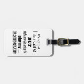 I Care Mandolin Gepäckanhänger (Vorderseite horizontal)