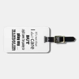 I Care Mandolin Gepäckanhänger