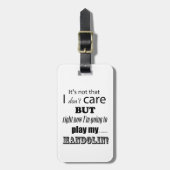 I Care Mandolin Gepäckanhänger (Vorderseite vertikal)