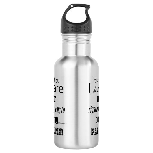 I Care Pan Flute Edelstahlflasche (Vorderseite)