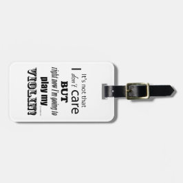 I Care Violin Gepäckanhänger