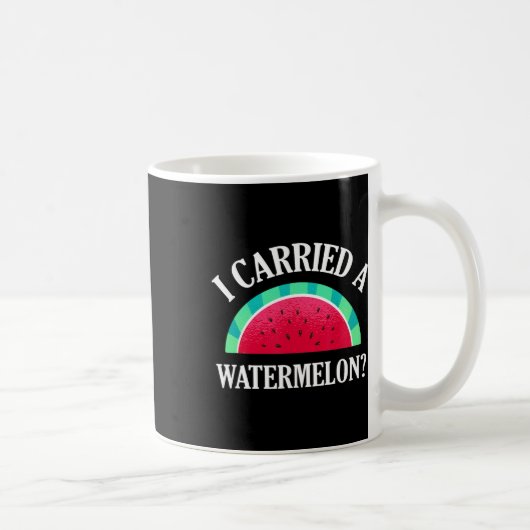I Carried a Watermelone Funny Dancing Kaffeetasse (Rechts)