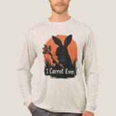 I Carrot Even Funny Bunny Rabbit Vegetable Pun Tri-Blend Shirt (Vorderseite)